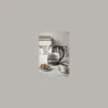 Adler | Kettle | AD 1286 | Standard | 2200 W | 2 L | Plastic/Glass | 360° rotational base | Grey/ transparent