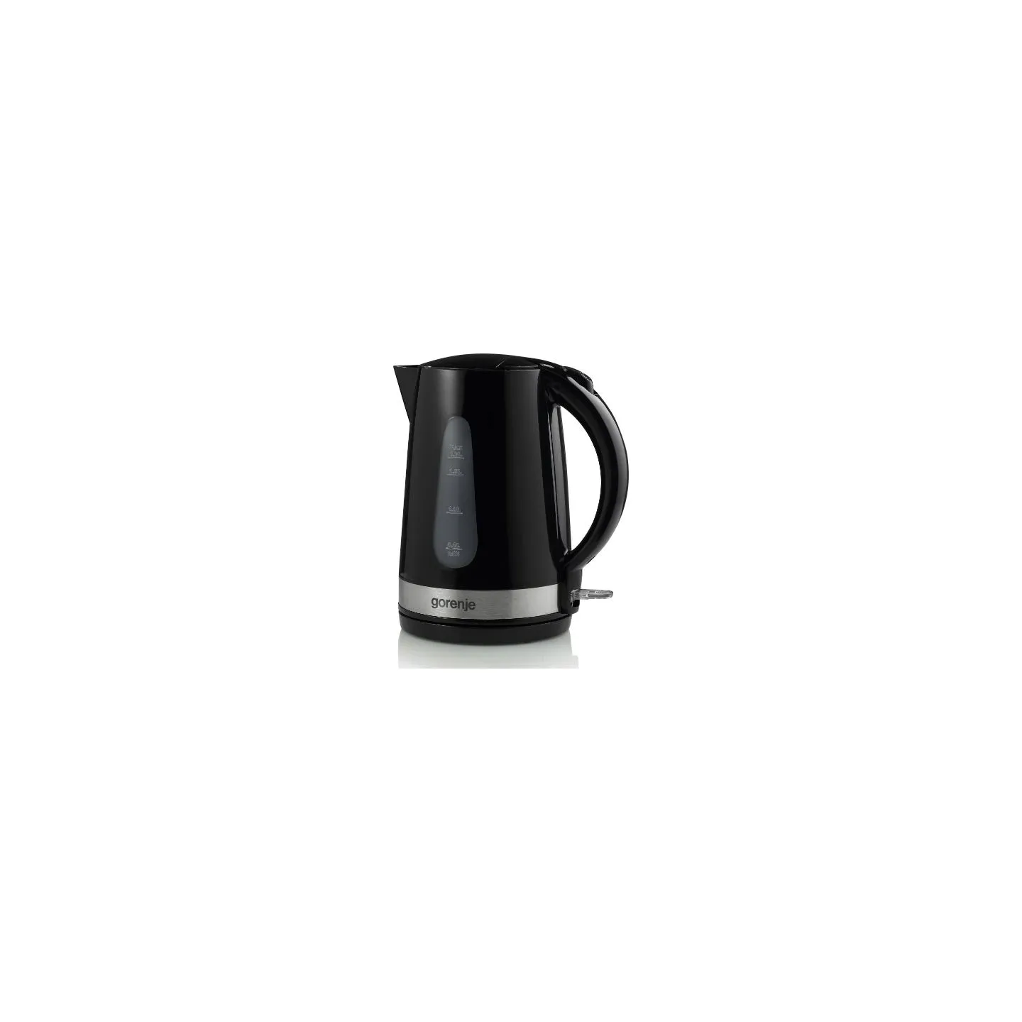 Gorenje | Kettle | K17BK | Standard | 2200 W | 1.7 L | Plastic/Metal | 360° rotational base | Black