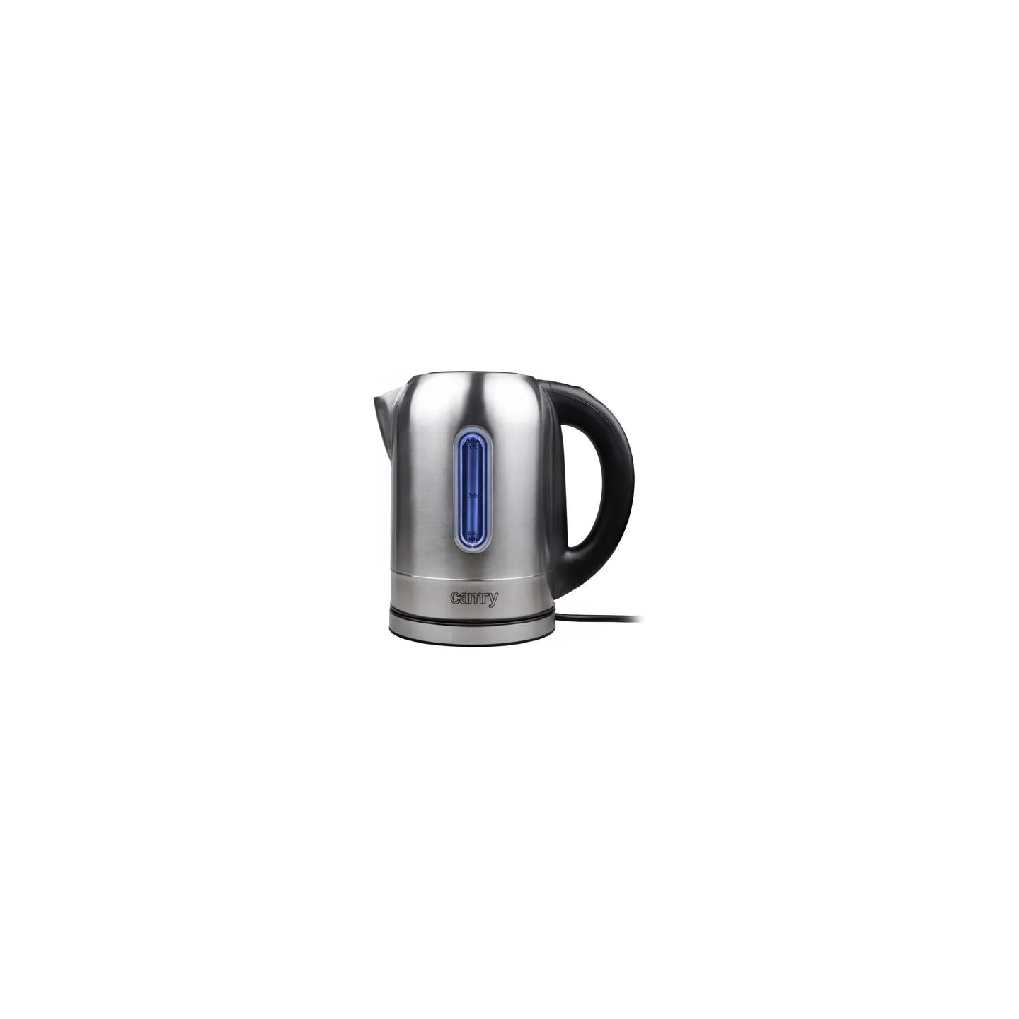 Camry | Kettle | CR 1253 | With electronic control | 2200 W | 1.7 L | Stainless steel | 360° rotational base | Stainless steel