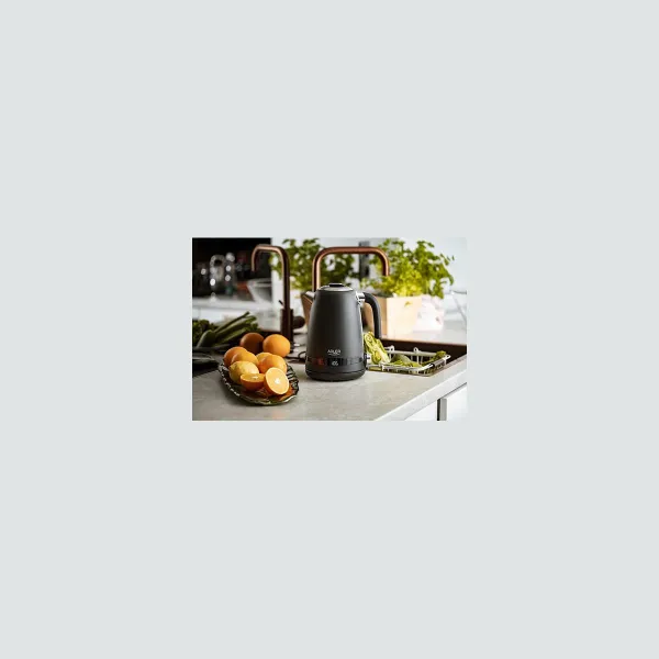 Adler | Kettle | AD 1295b | Electric | 2200 W | 1.7 L | Stainless steel | 360° rotational base | Black