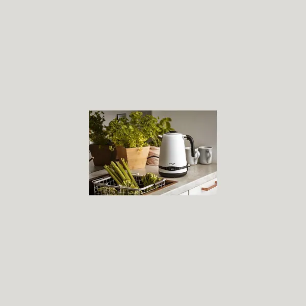 Adler | Kettle | AD 1295w | Electric | 2200 W | 1.7 L | Stainless steel | 360° rotational base | White