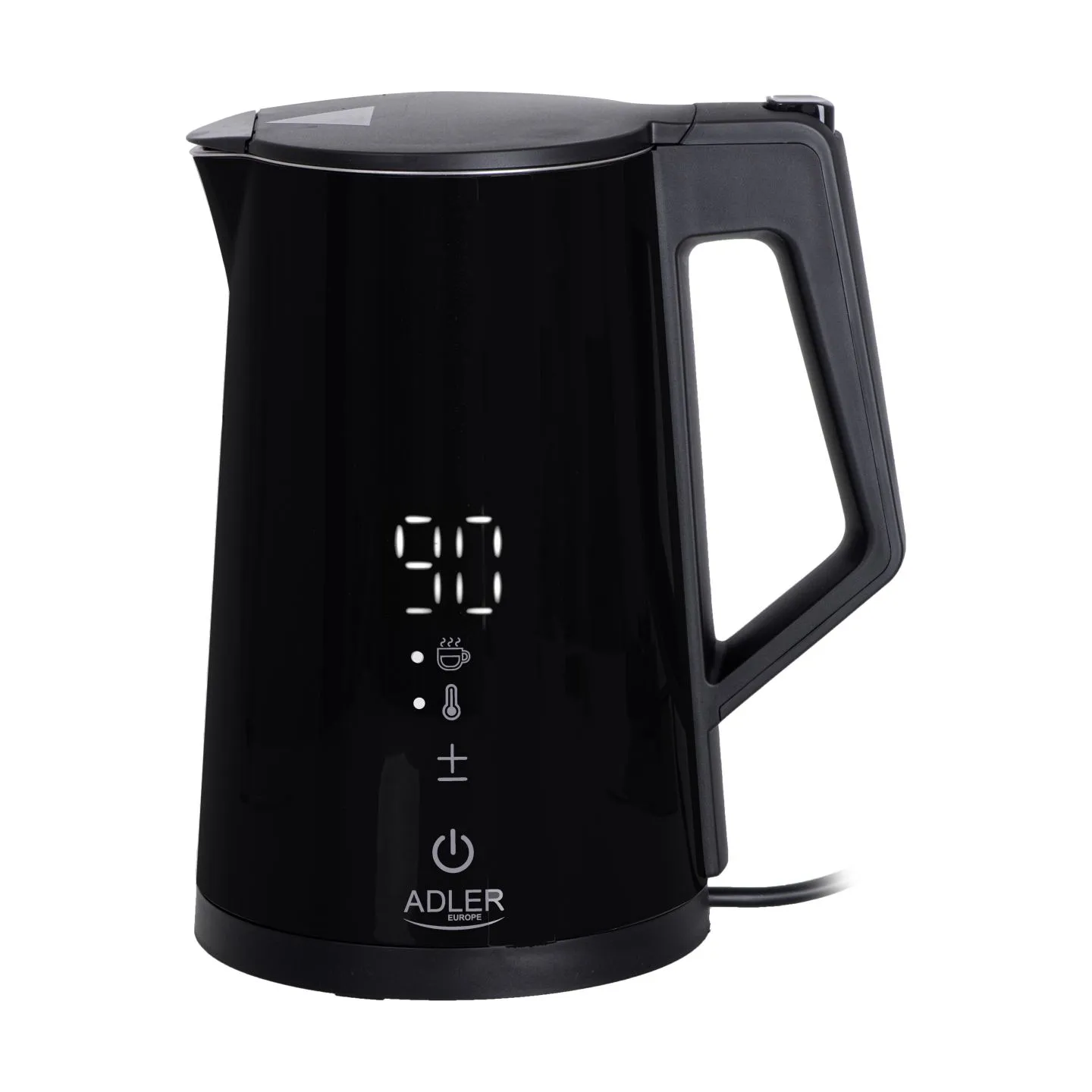 Adler | Kettle | AD 1345b | Electric | 2200 W | 1.7 L | Stainless steel | 360° rotational base | Black