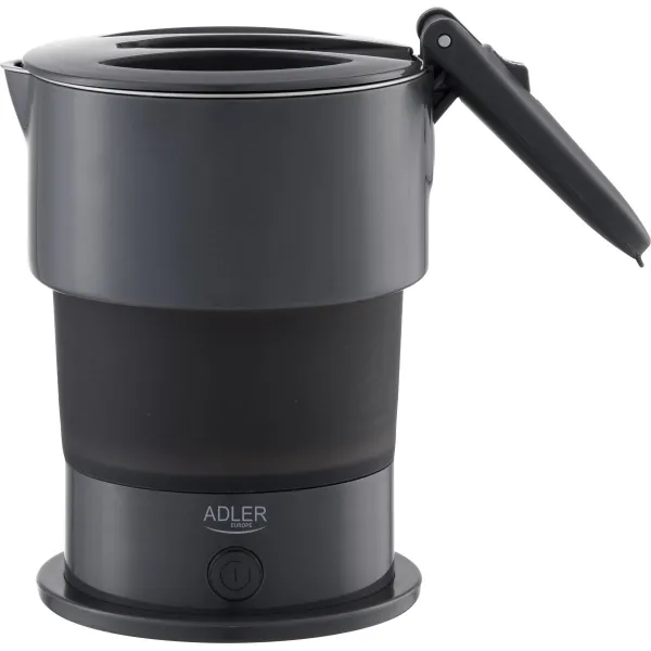 Adler Silicon Travel Kettle | AD 1377 | Travel Kettle | 600 W | 0.6 L | Silicon | Grey
