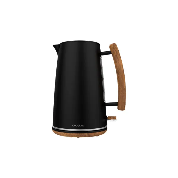 Cecotec Kettle | ThermoSense 400 | Electric | 3000 W | 1.7 L | Stainless steel/BPA | 360° rotational base | Black Woody