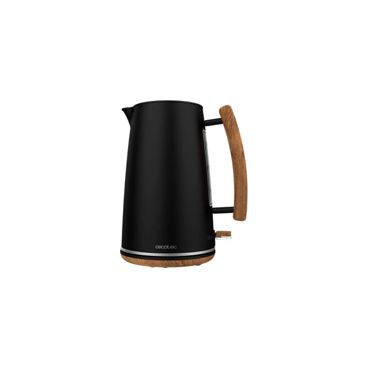 Cecotec Kettle | ThermoSense 400 | Electric | 3000 W | 1.7 L | Stainless steel/BPA | 360° rotational base | Black Woody