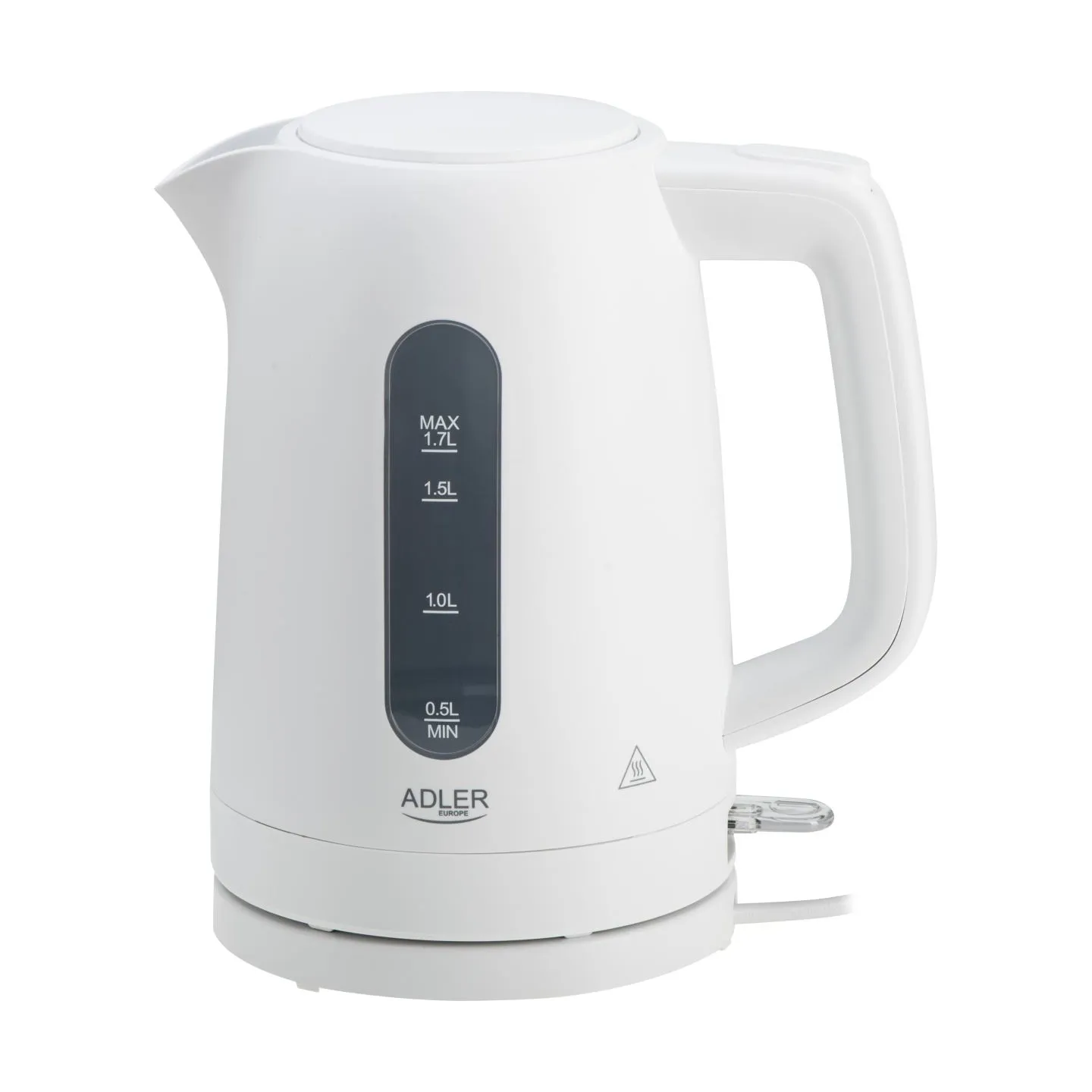 Adler Kettle | AD 1379w | Electric | 2200 W | 1.7 L | Polypropylene | 360° rotational base | White