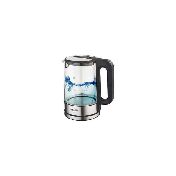Mesko | Kettle | MS 1301b | Electric | 1850 W | 1.7 L | Glass/Stainless steel | 360° rotational base | Black