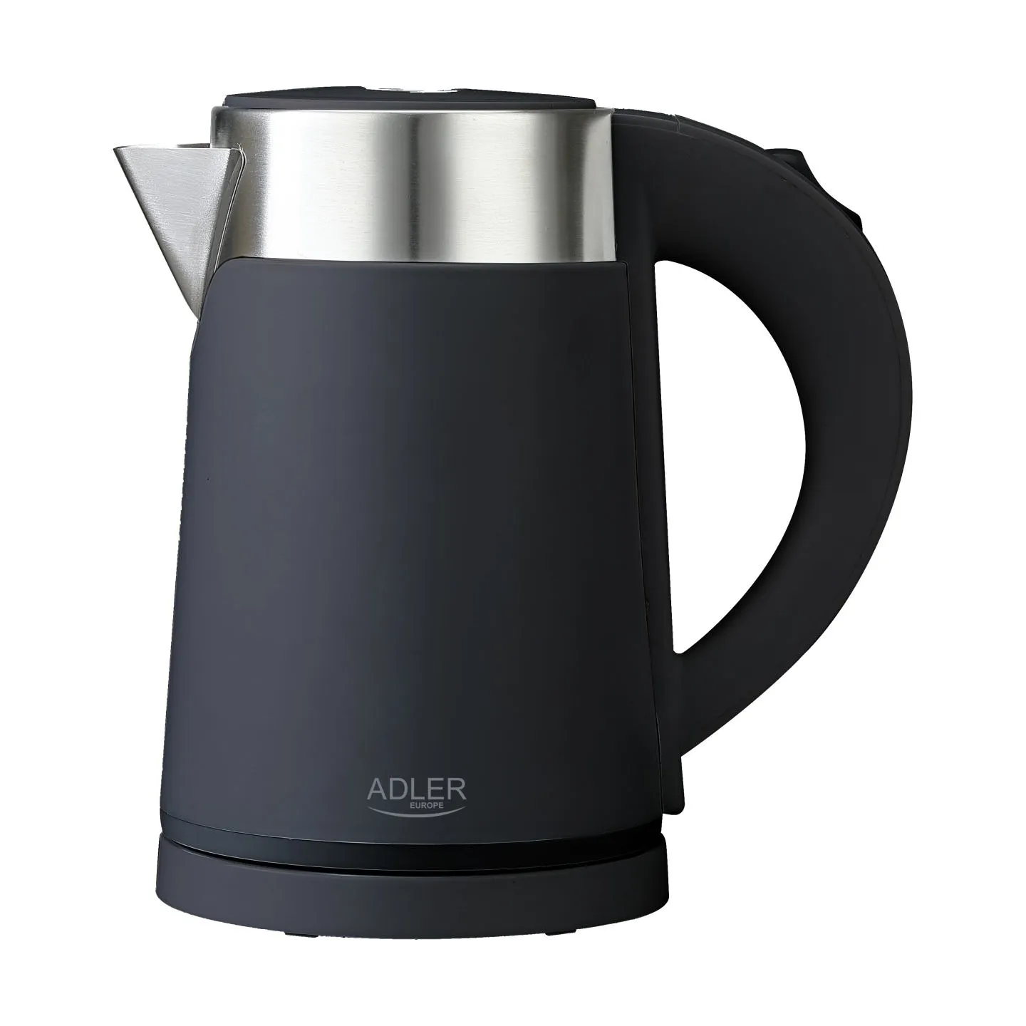 Adler | Kettle | AD 1372 | Electric | 800 W | 0.6 L | Plastic/Stainless steel | 360° rotational base | Black