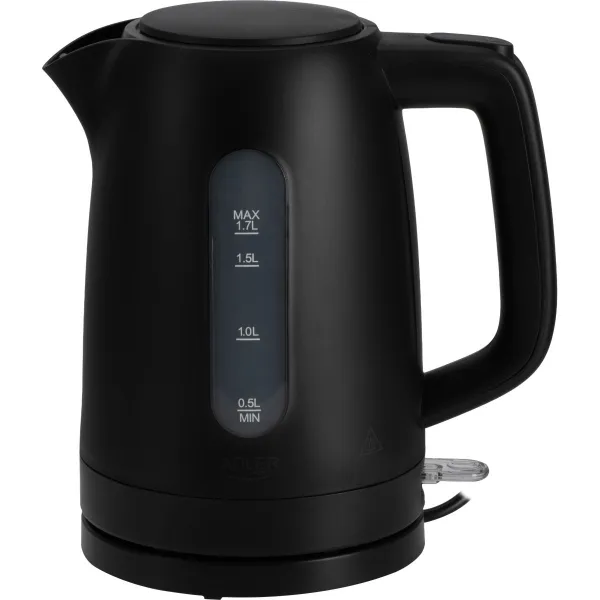 Adler Kettle | AD 1379b | Electric | 2200 W | 1.7 L | Polypropylene | 360° rotational base | Black