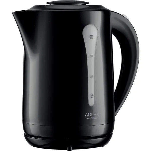 Adler Kettle | AD 1244 | Electric | 1850 W | 2.5 L | Plastic | 360° rotational base | Black