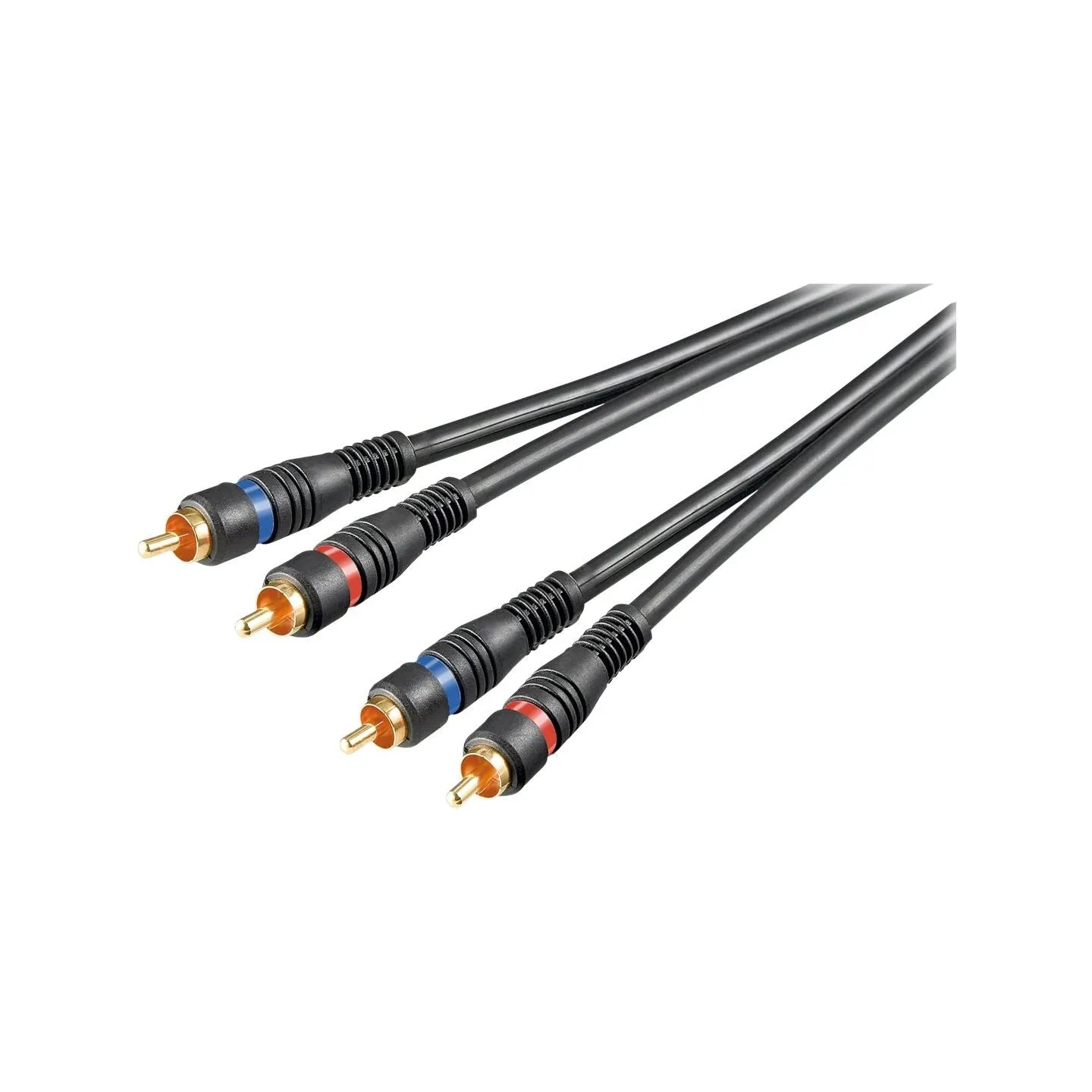 Goobay | Stereo RCA cable 2x RCA, double shielded | 50032