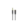 Goobay | Headphone and audio AUX extension cable; 3.5 mm; 3-pin; slim | 97122