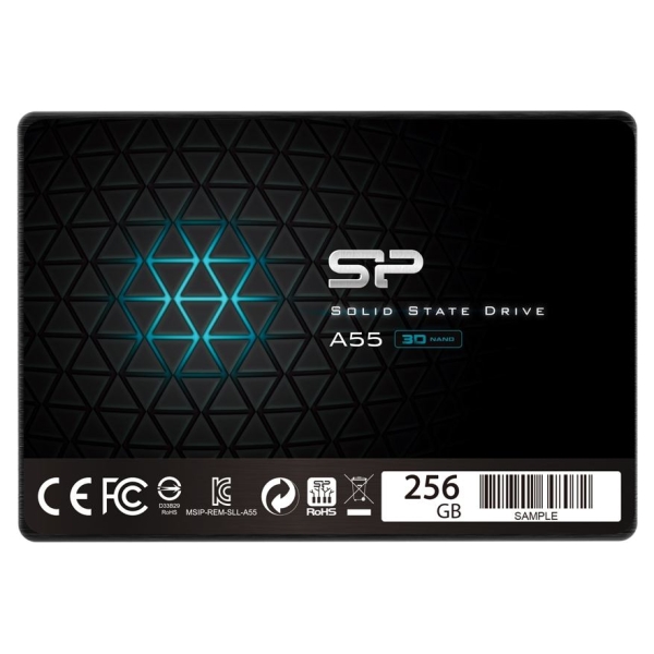 Silicon Power | A55 | 256 GB | SSD form factor 2.5" | Solid-state drive interface SATA | Read speed 550 MB/s | Write speed 450 M