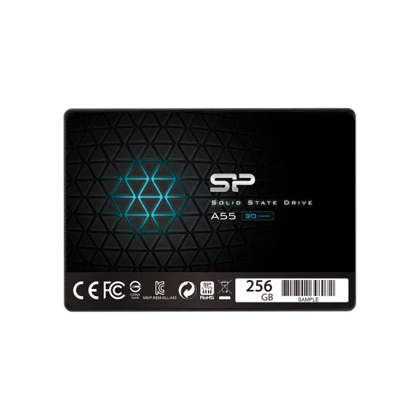 Silicon Power | A55 | 256 GB | SSD form factor 2.5" | Solid-state drive interface SATA | Read speed 550 MB/s | Write speed 450 M