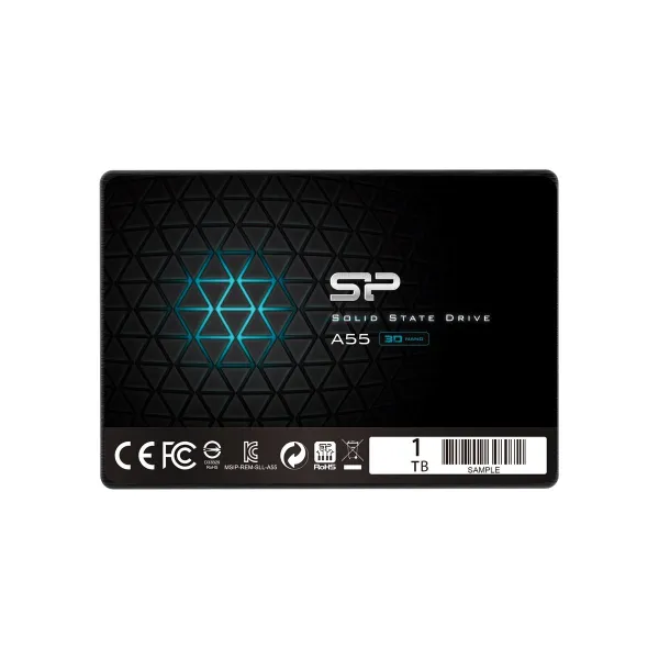 Silicon Power | A55 | 1000 GB | Solid-state drive interface SATA | Read speed 560 MB/s | Write speed 530 MB/s