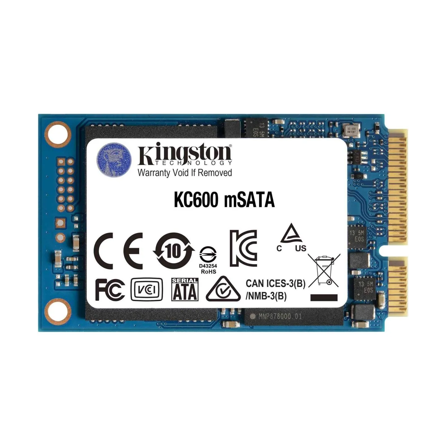 Kingston | KC600 | 1000 GB | Solid-state drive interface mSATA | Read speed 550 MB/s | Write speed 520 MB/s