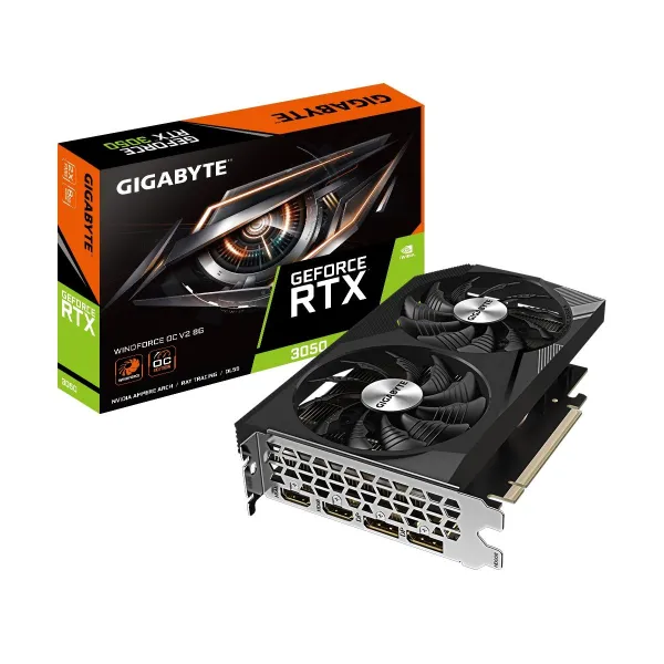 Gigabyte | GV-N3050WF2OCV2-8GD | NVIDIA | 8 GB | GeForce RTX 3050 | GDDR6 | HDMI ports quantity 2 | PCI-E 4.0 | Memory clock spe