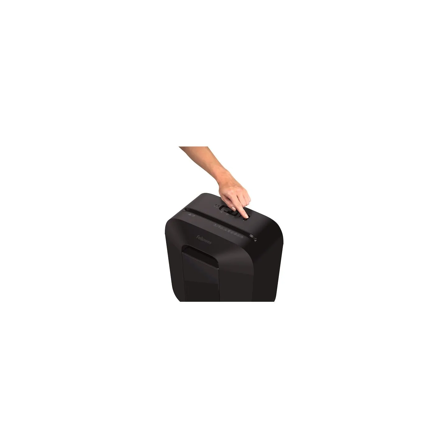 Fellowes Powershred | LX25M | Black | 11.5 L | Credit cards shredding | Paper handling standard/output 6 sheets per pass | Mini-