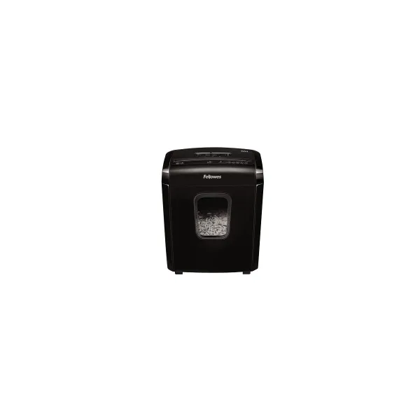 Fellowes Powershred | 6M | Black | 13 L | Credit cards shredding | Paper handling standard/output 6 sheets per pass | Mini-Cut S