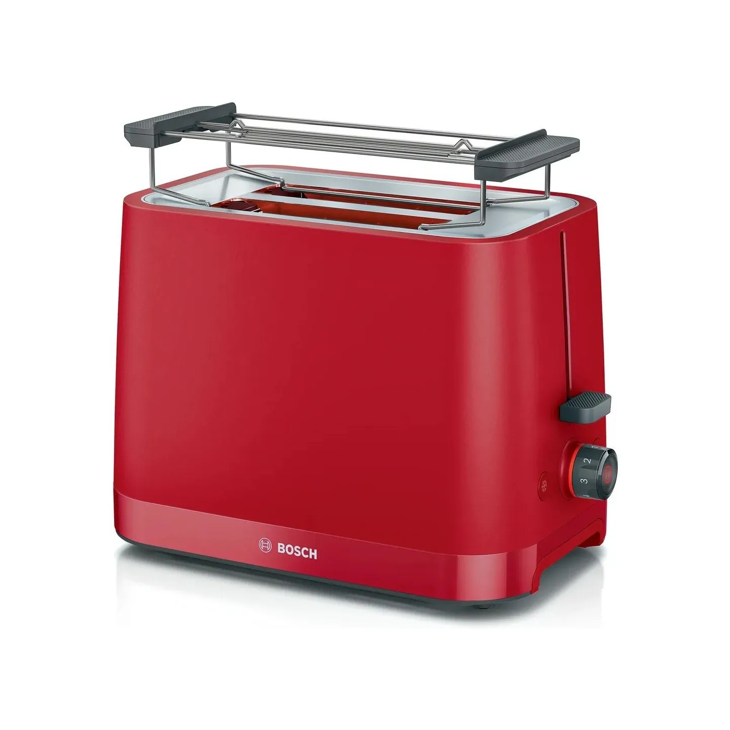 Bosch Compact Toaster | TAT3M124 MyMoment | Number of slots 2 | Housing material Plastic | Red