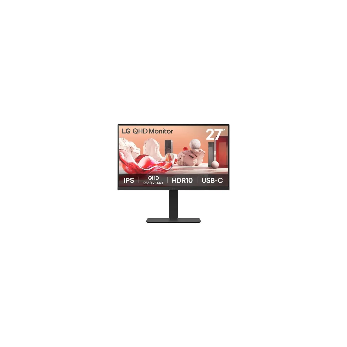 LG | 27BA75QB-B | 27 " | IPS | 16:9 | 100 Hz | 5 ms | 2560 x 1440 pixels | 280 cd/m² | HDMI ports quantity 1 | Black