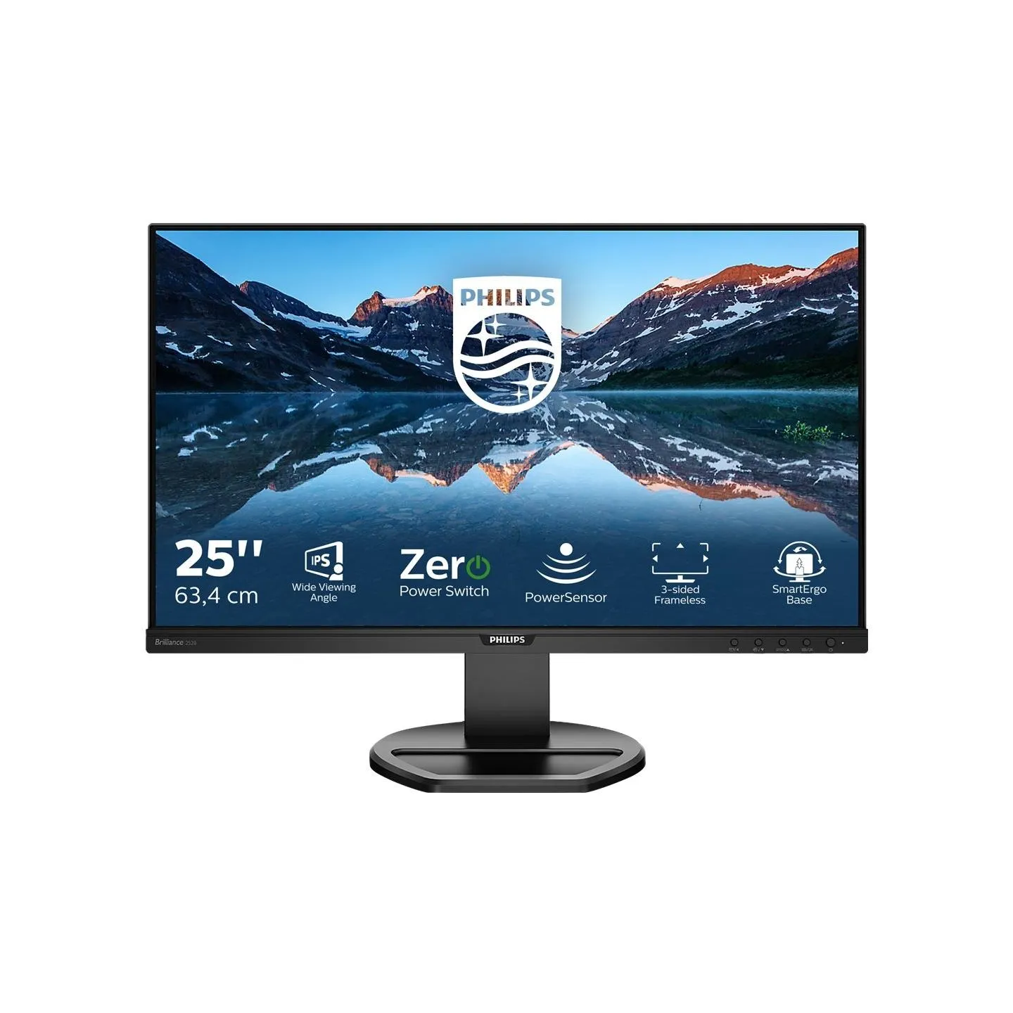 Philips | 252B9/00 | 25 " | IPS | WUXGA | 16:10 | 60 Hz | 5 ms | 1920 x 1200 pixels | 300 cd/m² | HDMI ports quantity 1 | Black
