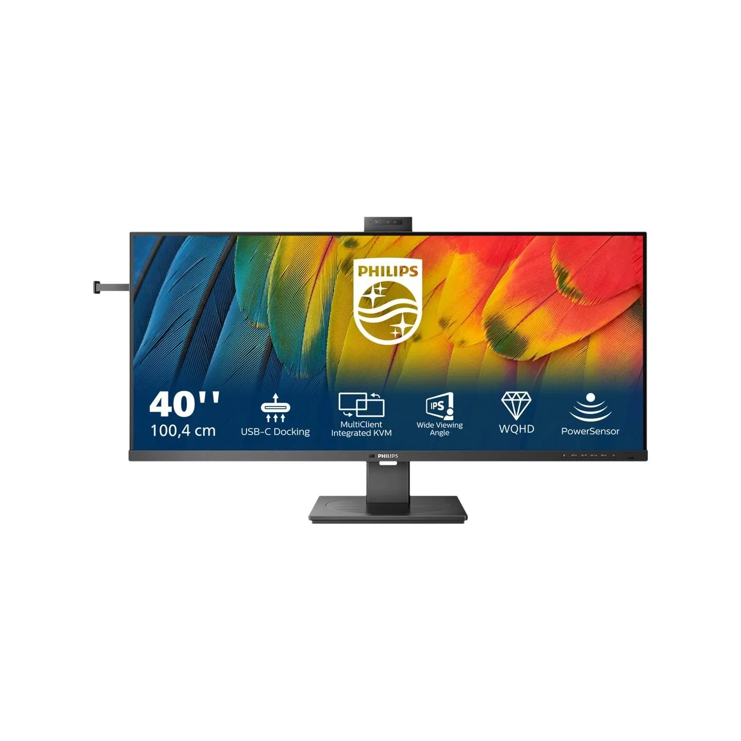 Philips | Business Monitor | 40B1U5601H/00 | 40 " | IPS | 21:9 | 100 Hz | 4 ms | 3440 x 1440 pixels | 300 cd/m² | Black