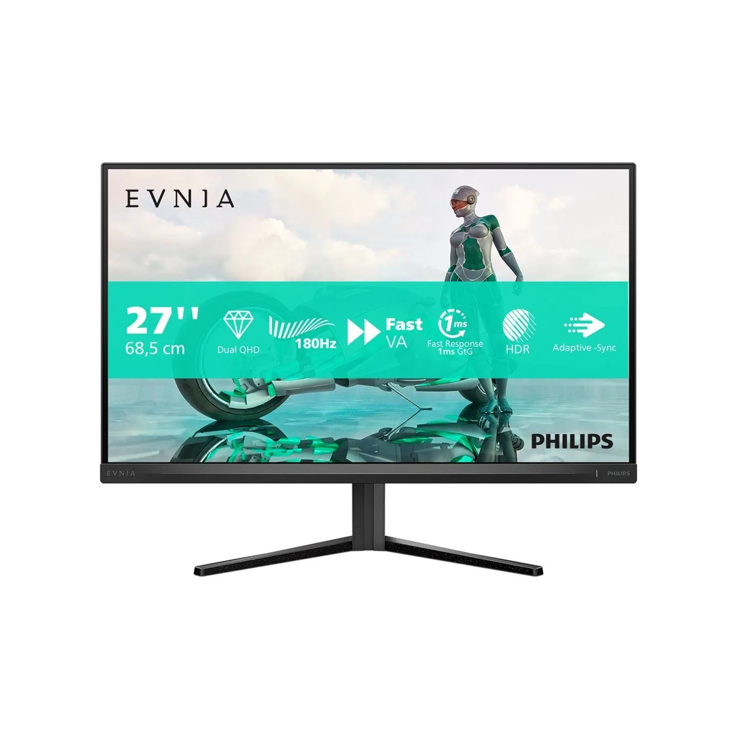 Philips | 27M2N3500NL/00 | 27 " | VA | 16:9 | 144 Hz | 1 ms | 2560 x 1440 pixels | 300 cd/m² | HDMI ports quantity 2 | Warranty 