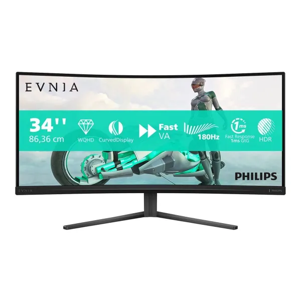 Philips | 34M2C3500L/00 | 34 " | VA | 21:9 | 180 Hz | 1 ms | 3440 x 1440 pixels | 300 cd/m² | HDMI ports quantity 2 | Warranty 2