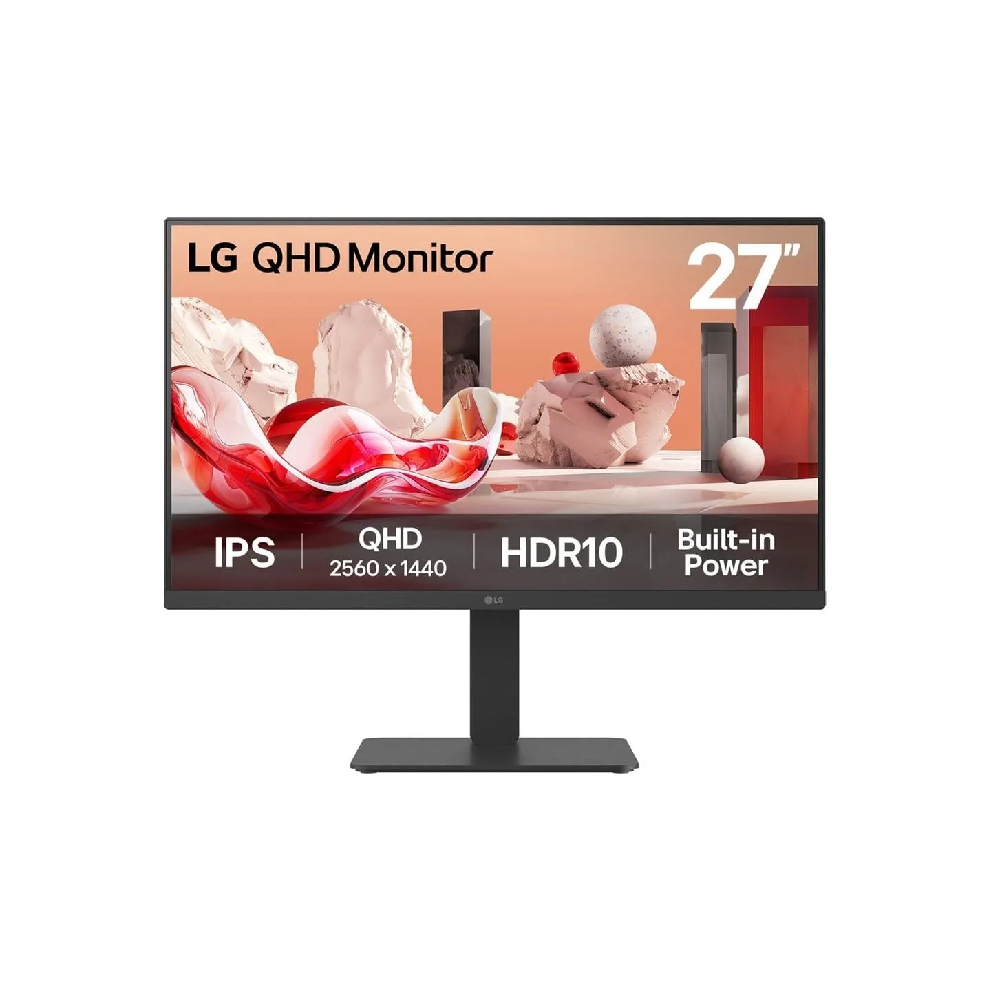 LG | 27BA54QB-B | 27 " | IPS | QHD | 16:9 | 75 Hz | 5 ms | 2560 x 1440 pixels | 350 cd/m² | HDMI ports quantity 2