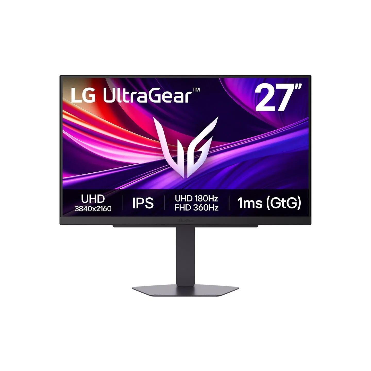 LG | 27G810A-B | 27 " | IPS | UHD | 16:9 | 180 Hz | 1 ms | 3840 x 2160 pixels | 400 cd/m² | HDMI ports quantity 2