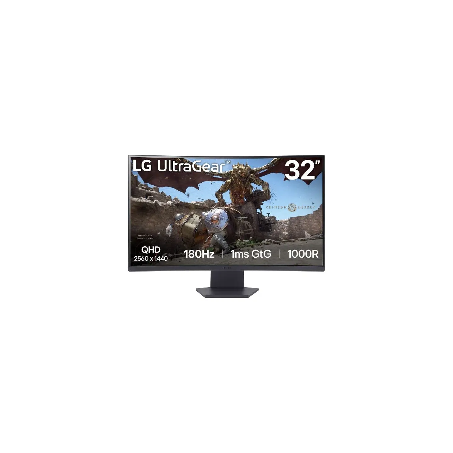 LG | 32GS60QC-B | 32 " | VA | QHD | 16:9 | 180 Hz | 1 ms | 2560 x 1440 pixels | 300 cd/m² | HDMI ports quantity 2