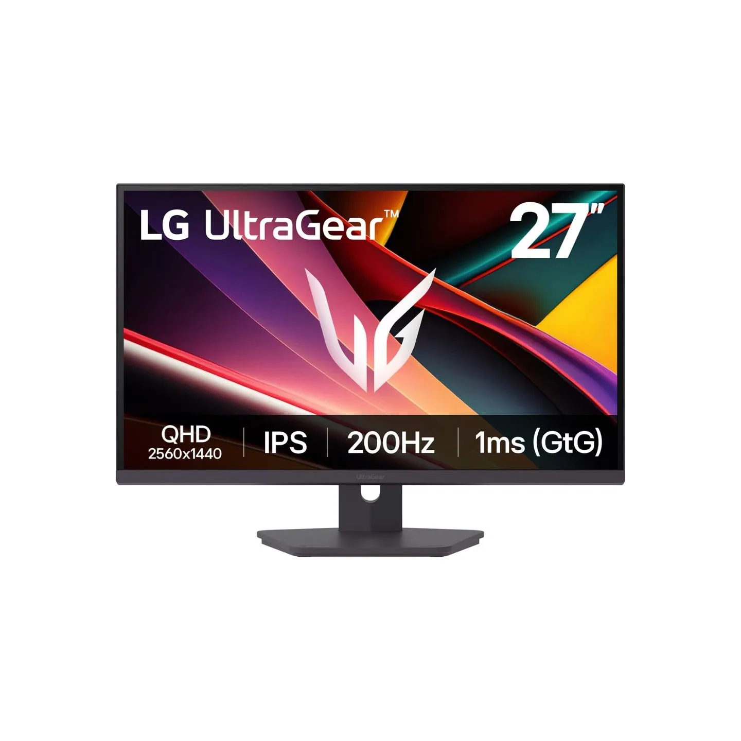 LG | 27G610A-B | 27 " | IPS | QHD | 16:9 | 200 Hz | 1 ms | 2560 x 1440 pixels | HDMI ports quantity 2