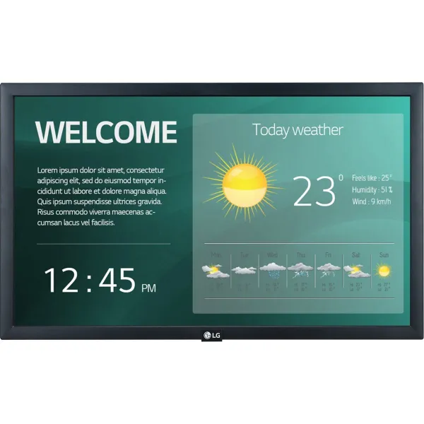LG 22SM3G-B 21.5“ 1920x1080/250cd/m2/14ms/ HDMI USB | LG | 22SM3G | 21.5 " | Landscape | 16/7 | WebOS | 250 cd/m² | 14 ms | 178 