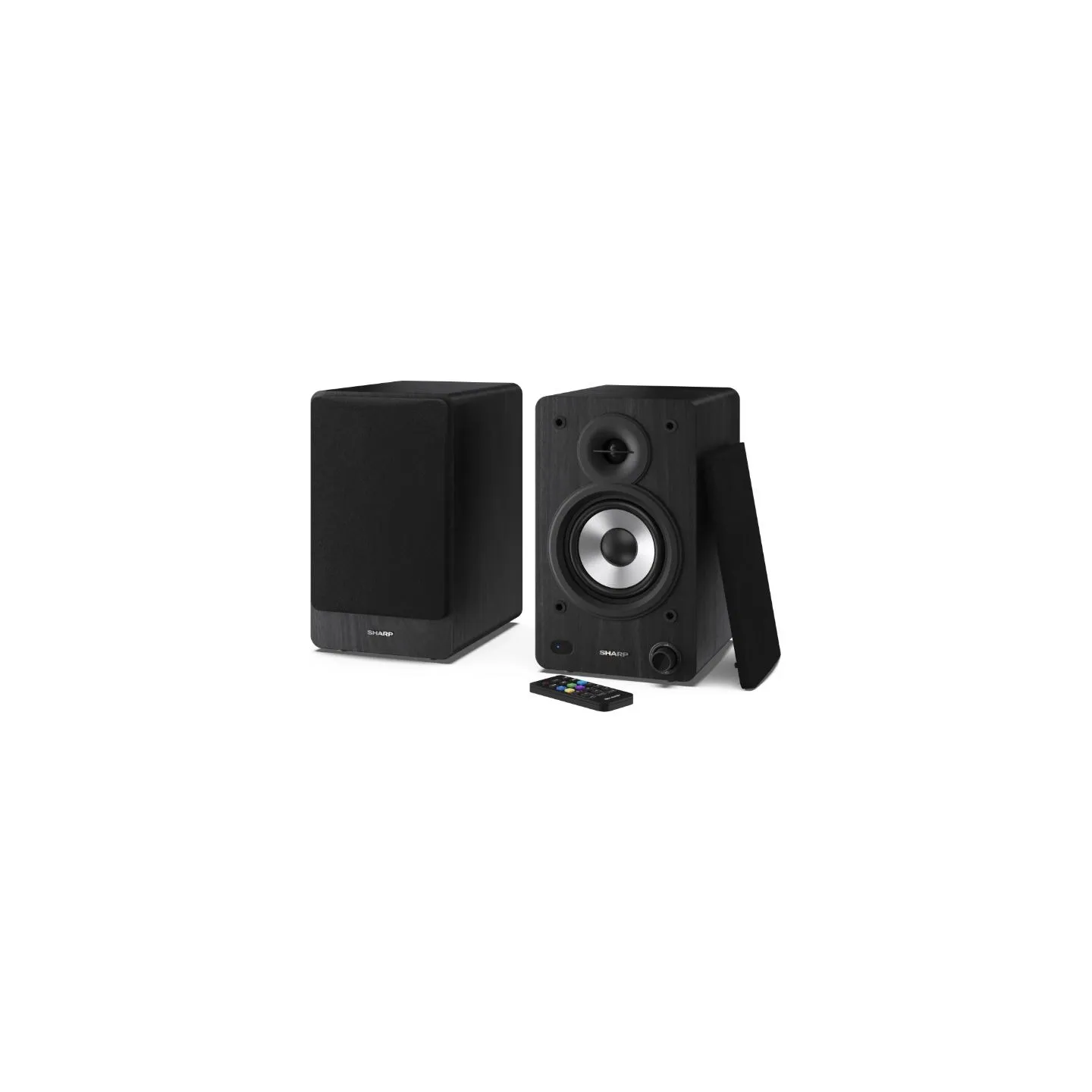 Sharp CP-SS30 Bookshelf Speakers, Black | Sharp | Speakers | CP-SS30(BK) Bookshelf | 60 W | Bluetooth | Wireless connection | Bl