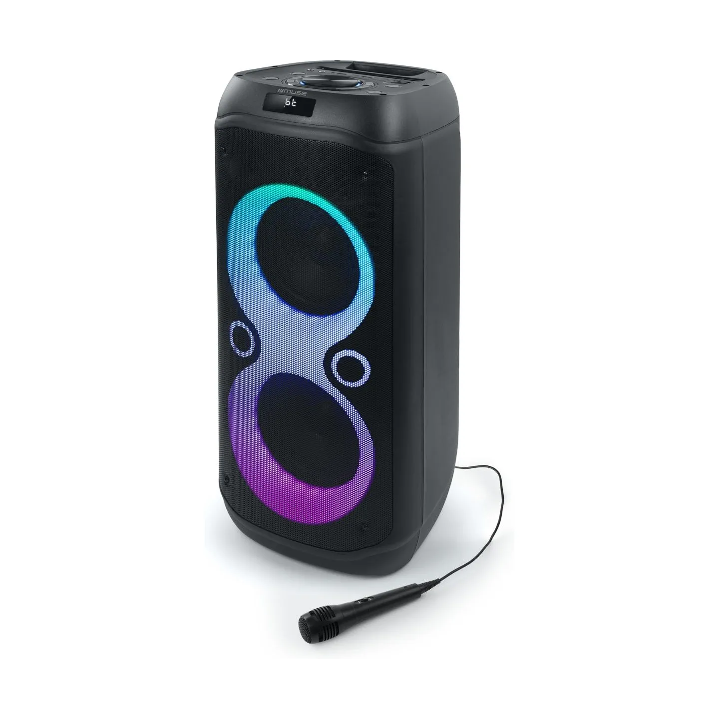 Muse | Party Box Speaker | M-1937 DJ | 600 W | Bluetooth | Black | Portable | Wireless connection