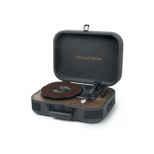 Muse Turntable Stereo System with Bluetooth Out | MT-207 DGB | 2x5 W | Bluetooth | Black/Brown