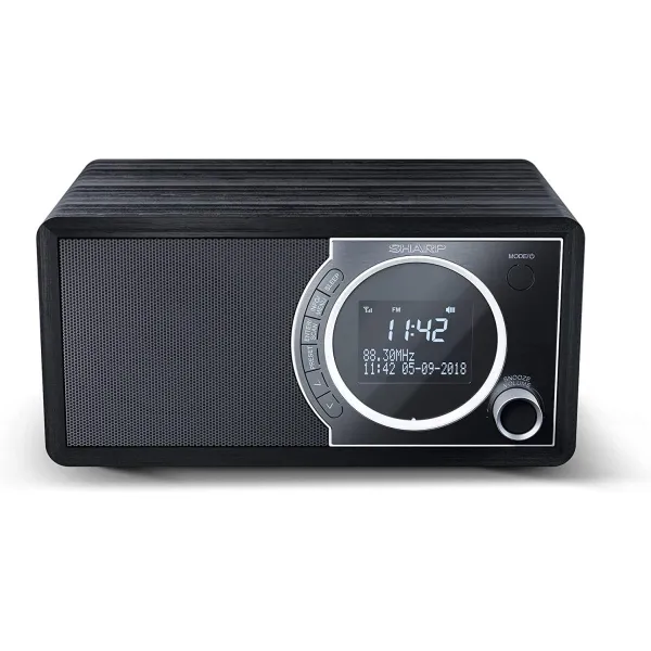Sharp DR-450(BK) Digital Radio, FM/DAB/DAB+, Bluetooth 4.2, Alarm function, Midnight Black | Sharp | Digital Radio | DR-450(BK) 