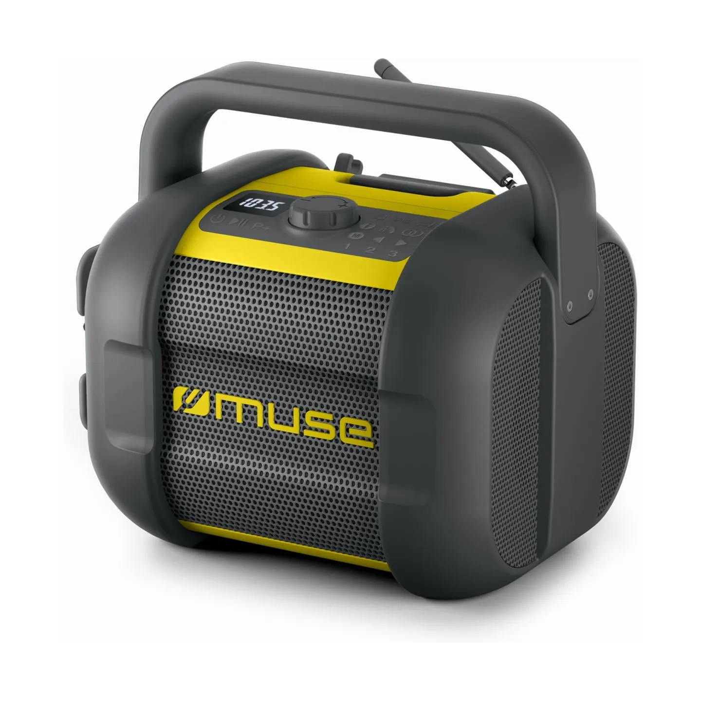 Muse | Jobsite Radio | M-968 BTY | 40 W | Waterproof | Bluetooth | Black/Yellow | NFC features | Portable | Wireless connection