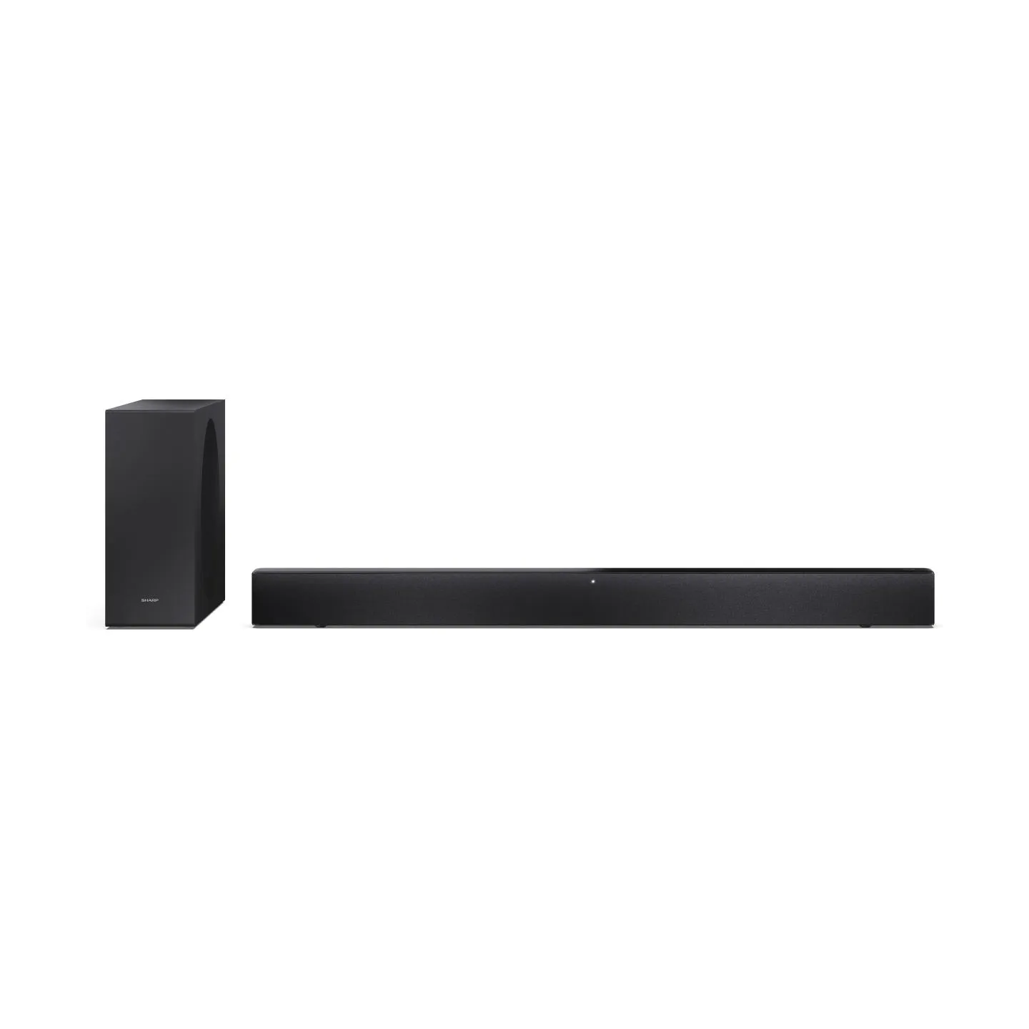 Sharp 2.1 Dolby Atmos/DTS Virtual:X Soundbar with Slim Wireless Subwoofer | HT-SBW310 | 330 W | Bluetooth | Black | Wireless con