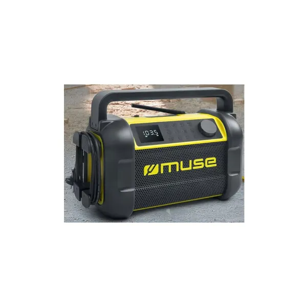 Muse | M-928 BTY | Jobsite Radio speaker | Waterproof | Bluetooth | Black/Yellow | Portable | Wireless connection