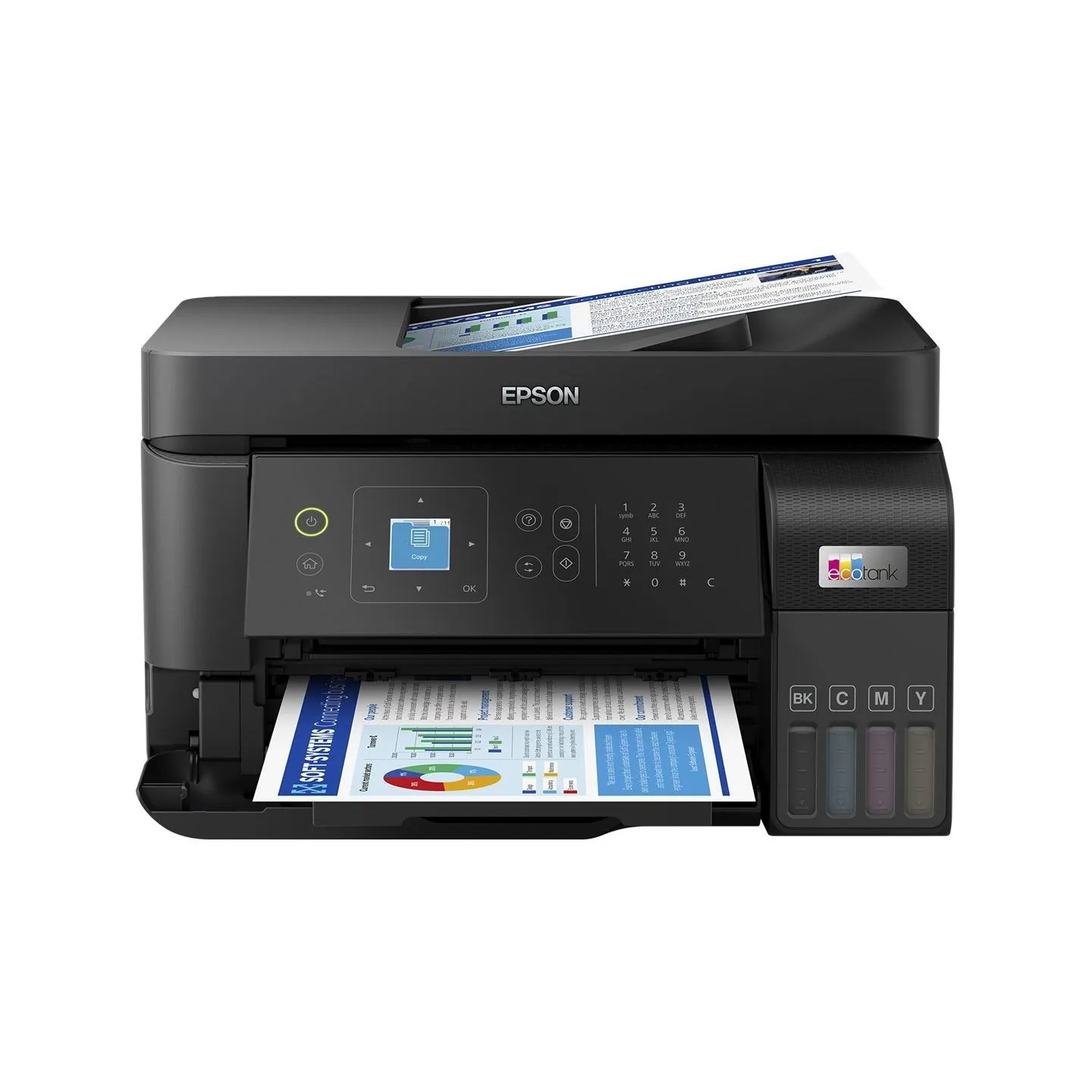 Epson | Multifunctional printer | EcoTank L5590 | Inkjet | Colour | Inkjet Multifunctional Printer | A4 | Wi-Fi | Black