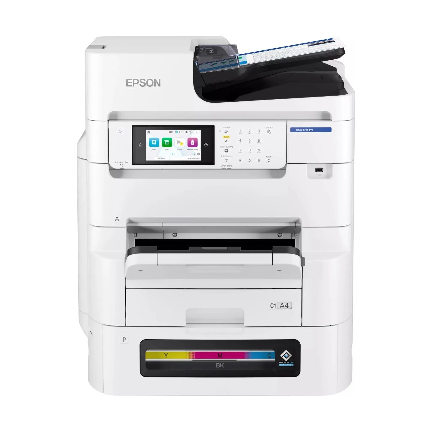 Epson | Multifunctional printers | WorkForce Pro EM-C8101RDWF | Inkjet | Colour | A4 | Wi-Fi | White