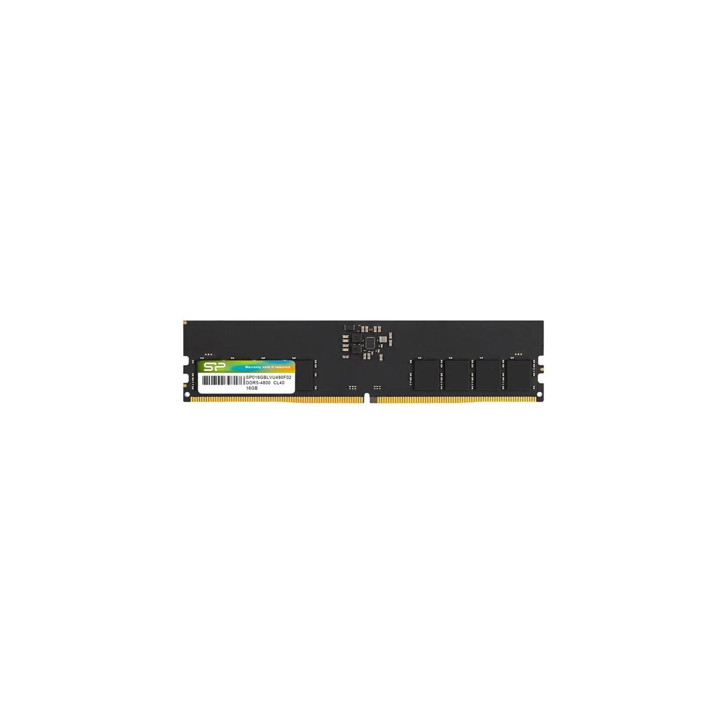 Silicon Power SP016GBLVU480F02 | 16 GB | DDR5 | 4800 MHz | PC/server | Registered No | ECC Yes