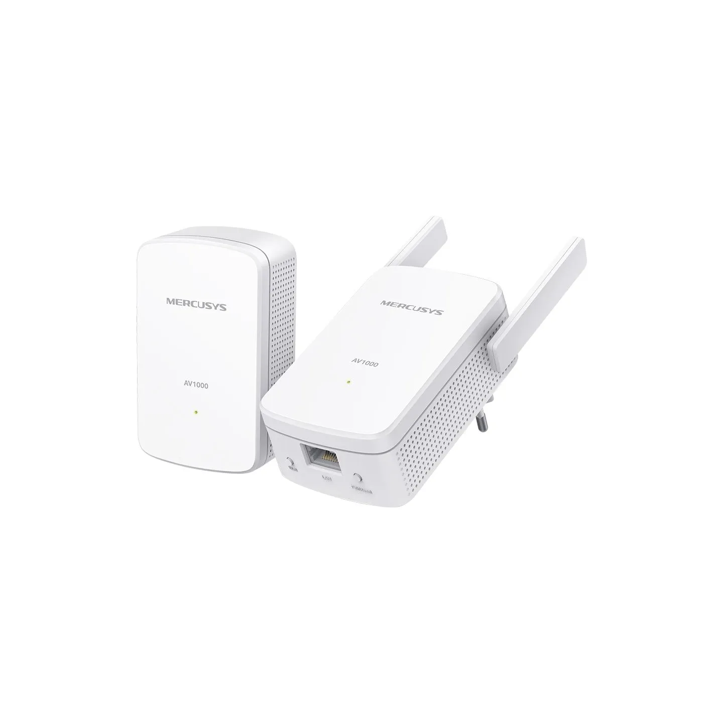 Mercusys | AV1000 Gigabit Powerline Wi-Fi Kit | MP510 KIT | 1000 Mbit/s | Ethernet LAN (RJ-45) ports 1 | 802.11n