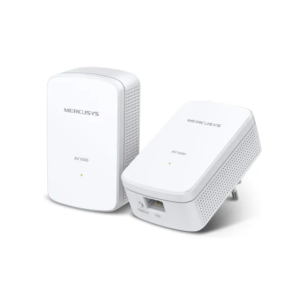 Mercusys | AV1000 Gigabit Powerline Starter Kit | MP500 KIT | 1000 Mbit/s | Ethernet LAN (RJ-45) ports 1