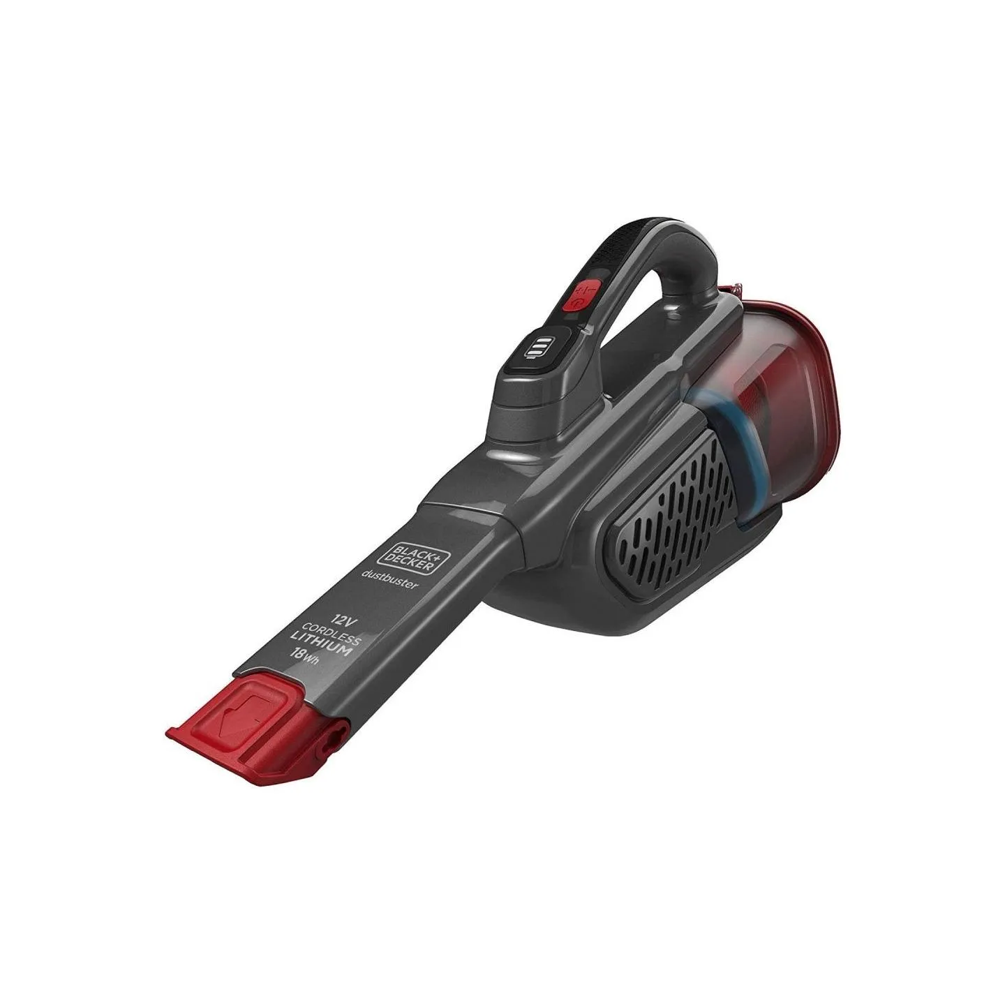Black & Decker Vacuum Cleaner | BHHV315B-QW | Cordless operating | Handstick | 12 V | Gray/Red