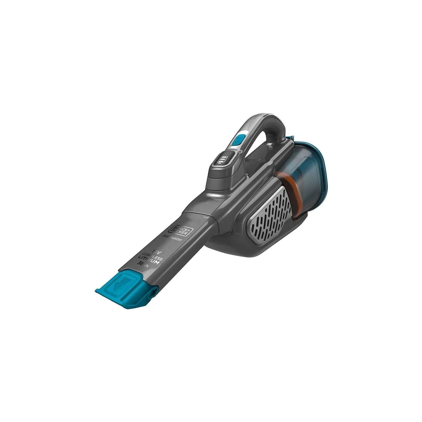 Black & Decker Vacuum Cleaner | BHHV520BF-QW | Cordless operating | Handheld | 18 V | Blue/Gray
