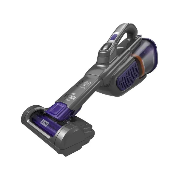 Black & Decker Vacuum Cleaner | BHHV520BFP-QW | Cordless operating | 18 V | Black/Purple