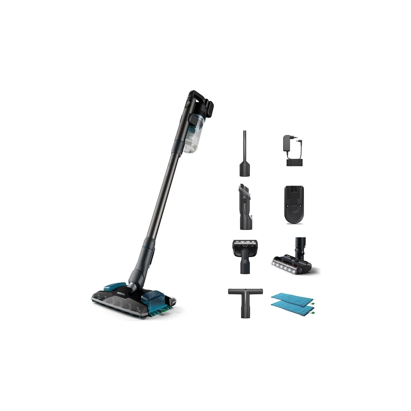 Philips | Vacuum cleaner | XC8055/01 Aqua Plus | Cordless operating | Handstick | 25.2 V | Operating time (max) 80 min | Dark Gr